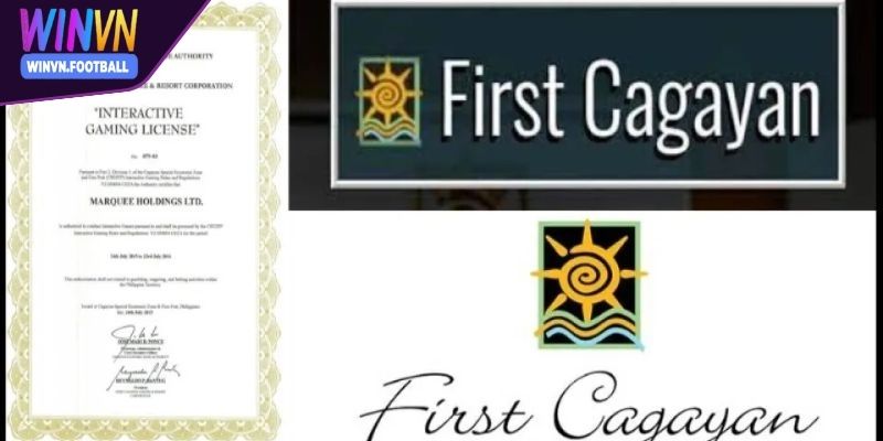 Giấy phép hoạt động từ First Cagayan