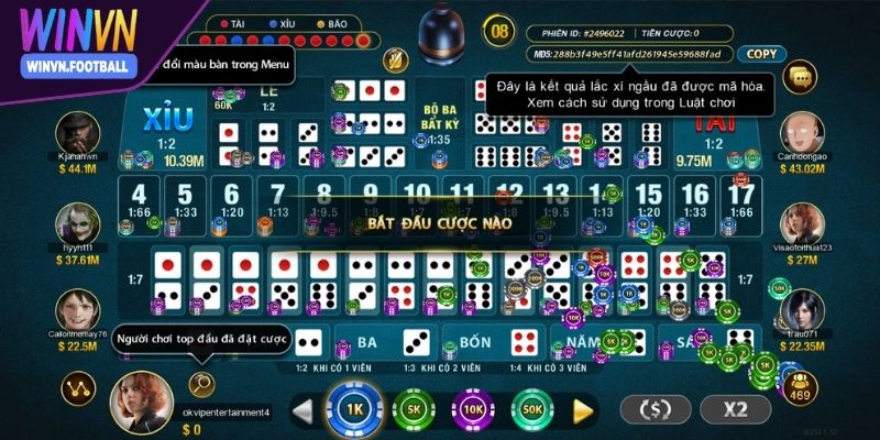 Những quy tắc chơi game tài xỉu anh em nên nắm 