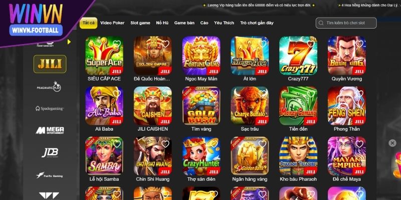 Sảnh JILI Gaming